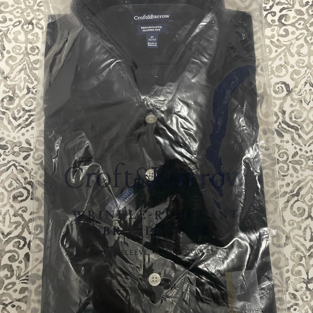 Croft & Barrow Men's Black Jacket